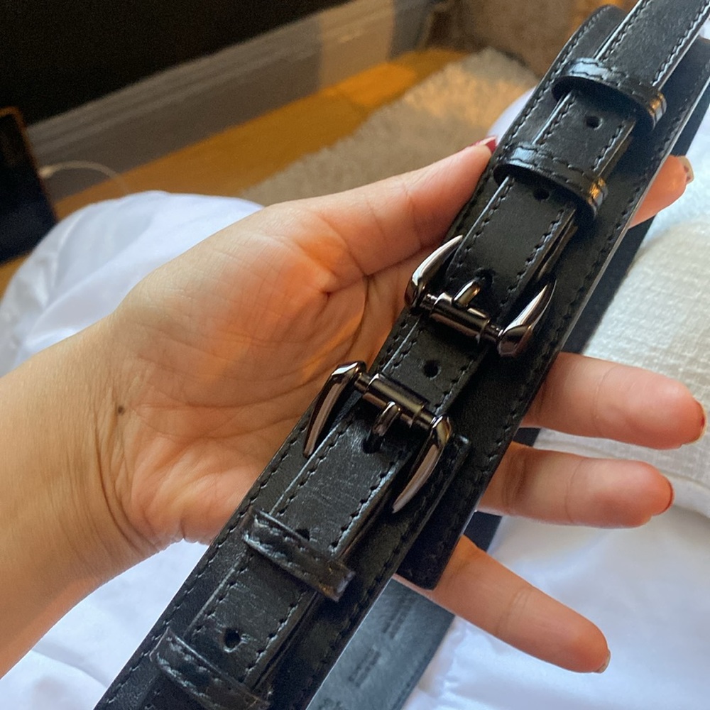 BURBERRY STRAP DOUBLE BELT